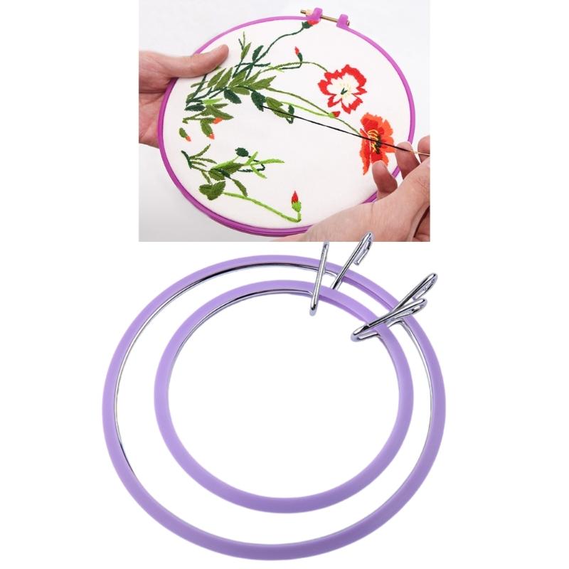 Металлические пяльцы для вышивания, регулируемая рама для вышивания крестом, принадлежности для рукоделия для любителей