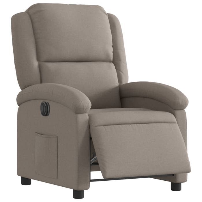 VidaXL Fauteuil Inclinable Électrique, Chaise de Relaxation avec Dossier et Repose-pied Réglables, Siège de Salon, Moderne, 3204148