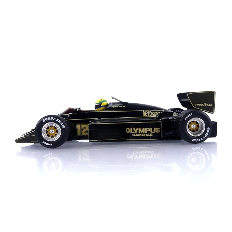 Minichamps 1/18 Lotus Renault 97T Senna Portugal GP1985 дождевые шины Готовый продукт