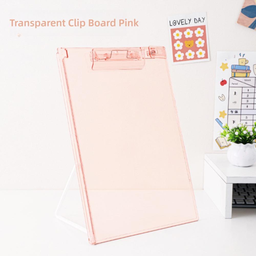 Thickening Writing Splint Transparent Plate Clamp High Quality Writing Board Clip Gift