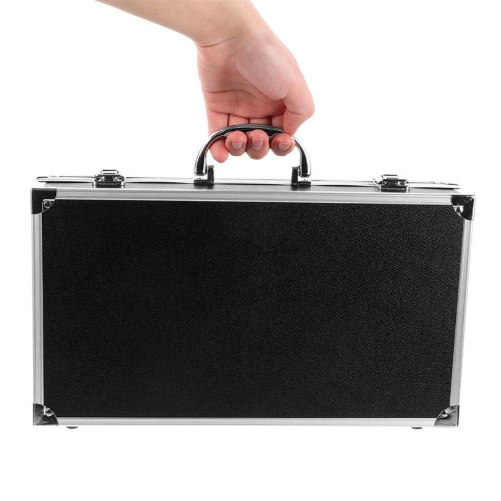 Sponge Compartment Microphone Carrying Case Portable Instrument Box Karaoke Storage Case Singing