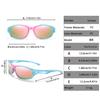 Fashion Sunglasses for Children Under 8 Years Old Oval Frame Hollow Sports Glasses Kid's Running Riding Baseball UV400 Eyewear