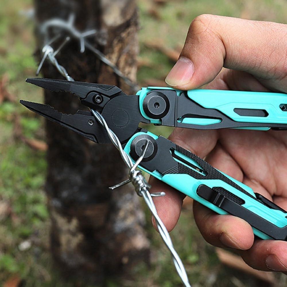 Multi-Function Tool Folding Pliers Needle-Nosed Pliers Multi-Function Small Pliers Outdoor Emergency Survival Gadgets A
