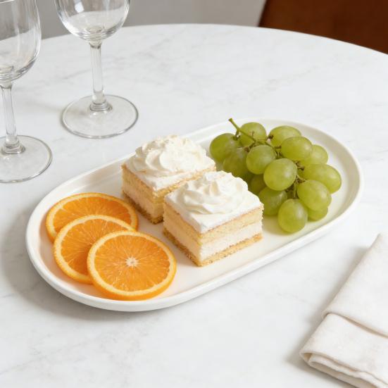  штабелируемая фруктовница овальной формы, многоразовый поднос для десертов, утолщенный поднос для подачи еды для кемпинга, журнального столика, закусок, приготовления пищи