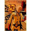 One Punch Man Posters Aesthetic Home Decor HD Print Pictures Living Room Bar Cafe Wall Art Painting Kraft Paper Anime Poster