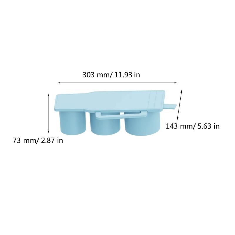 Cylinders Ice Tray Mold with Lid Practical Ice Maker for Insulated Drinkware