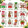 12/24 шт. Новое Деревянное Украшение на Рождественскую Елку Красная Конфета-Трость Украшение-Конфета-Трость DIY Подвеска Рождественская Рождество