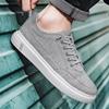 Новые мужские кроссовки низкие шнуровка уличная мужская повседневная обувь балетки дышащие удобные парусиновые туфли мужские zapatos
