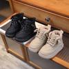 Children's Shoes Winter Girls' Short Boots Soft Soled Bread Shoes Boys' Snow Boots with Velvet Boots
