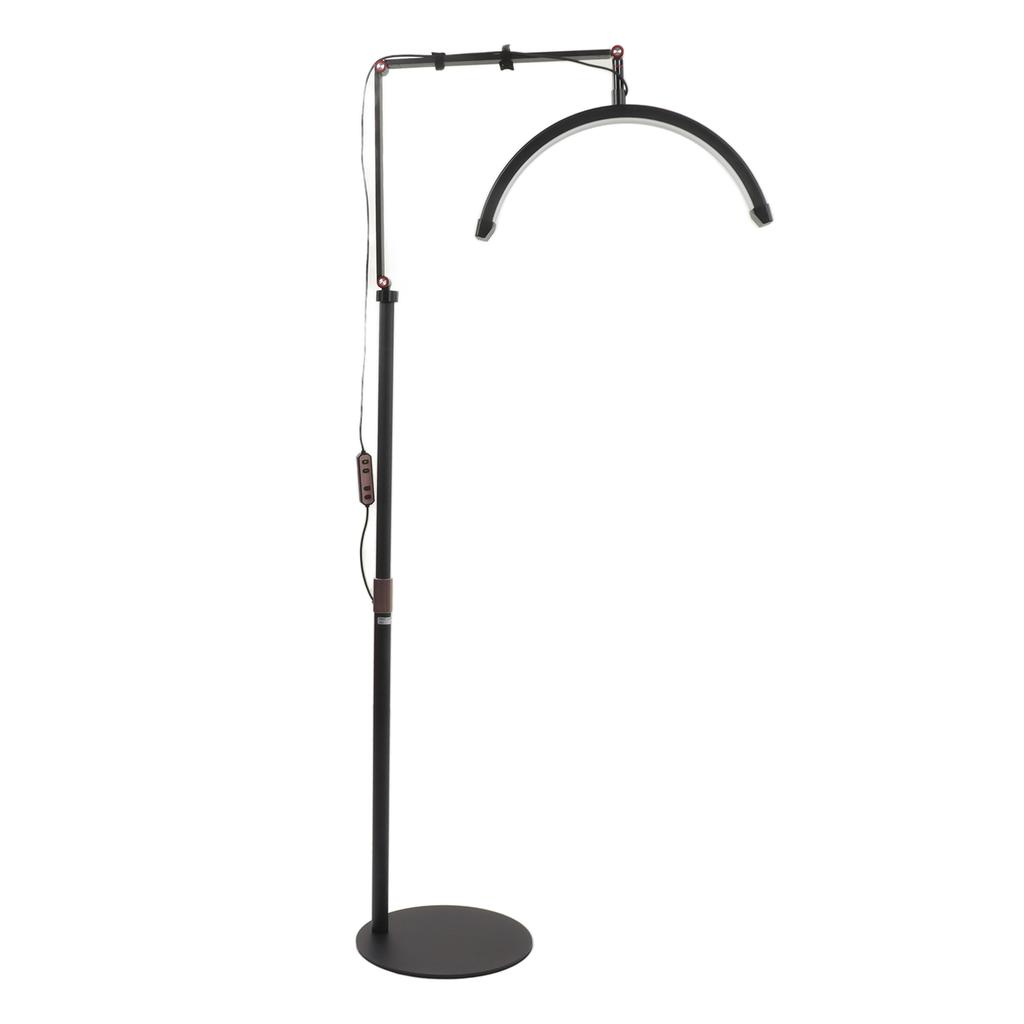 Beauty Salon Floor Light Half Moon LED Eyelash Lamp 3 Color Temperature 10 Levels Brightness