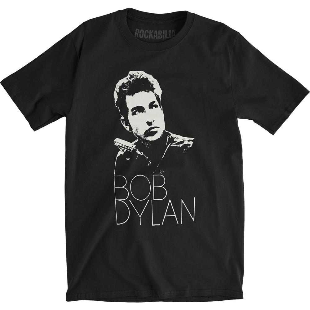 Men's Bob Dylan Silo Slim Fit T-shirt Black