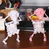 Simulation Wind-up Dancing Skeleton Toy Plastic Spring Clockwork Toy  Desktop Ornament
