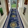 Household Retro Corridor Carpet Aisle Decoration Home Hallway Runner Doorway Passageway Rug Floor Mats Washable Non-slip Doormat