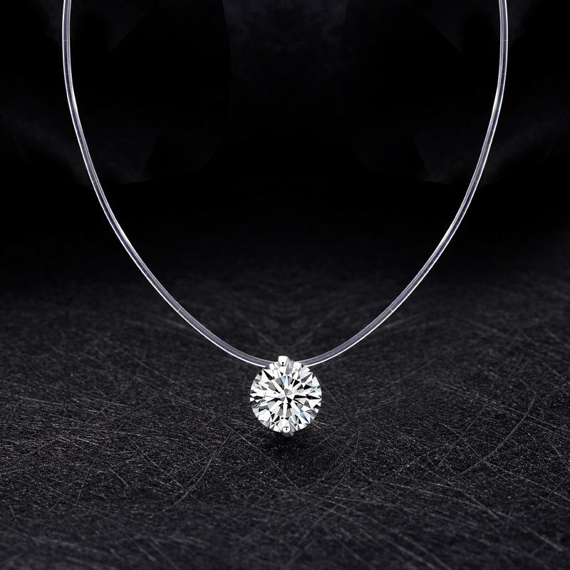 Подвеска-ожерелье из стерлингового серебра 925 пробы «Слезы русалки» с муассанитом - Элегантный подарок для женщин.