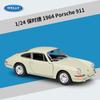 ВЕЛЛИ 1:Масштаб 1:24 1964 Porsche 911 Классический Первое Поколение - Литой Металлический Модель с Открывающимися Дверями, Коллекционный Дисплей Подарок