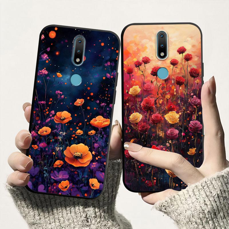 Protector For Nokia 2.4 1.4 3.4 5.3 5.4 6.2 Case Shockproof Soft Silicone For Nokia 7.2 6.3 8.3 5G Back Cover TPU Phone Case