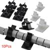 10 шт. Прочный органайзер-зажим для крепления, липкий фиксатор для укладки проводов, держатель, пряжка, зажим для кабеля