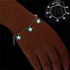 Romantic Blue Luminous Star Pendant Bracelets Bangle Anklet Chain Women Lovely Party Jewelry Gifts