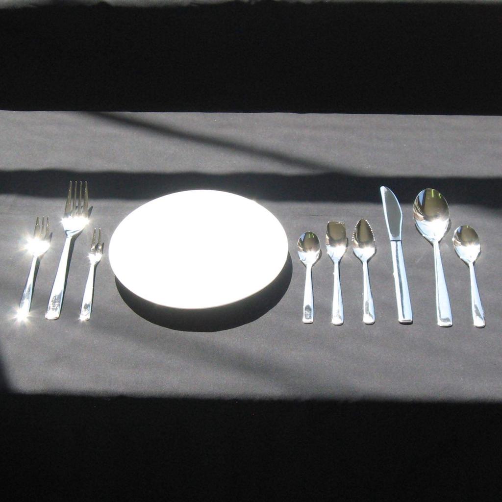 Nagao Slim Dinner Cutlery Set of 10 Stainless Steel Made In Japan