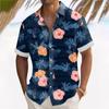 Hawaiian Shirt For Men, Men's Vintage Button Down Bowling Shirts Short Sleeve Summer Beach Shirt