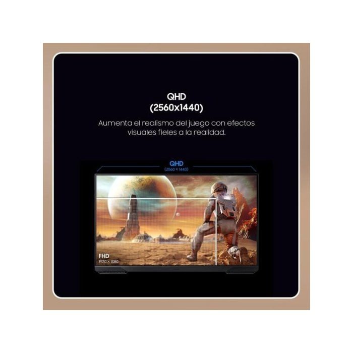 Samsung Odyssey G5 G5F1 27" QHD 180Hz VA Plano HDR10 FreeSync USB Ergonomía