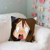 Милый Чехол Yyui Hirasawa Kawaii Из Плюшевой Ткани Мягкая Наволочка Двусторонний Печатный Чехол для Подушки Домашние Подарки