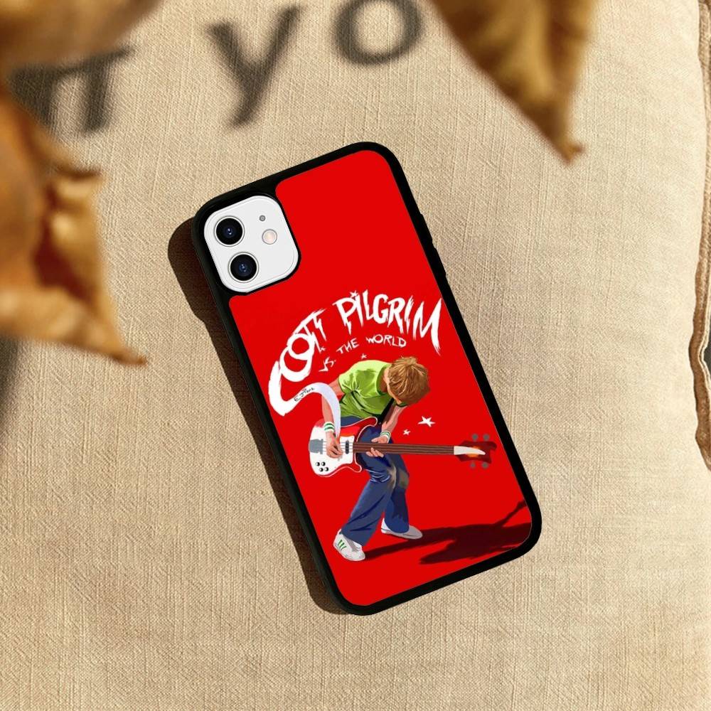 Чехол для телефона S-Scott Pilgrim Для iphone 16 15 14 13 12 11 Pro Max Plus Ударопрочный Жесткий чехол из ТПУ+ПК