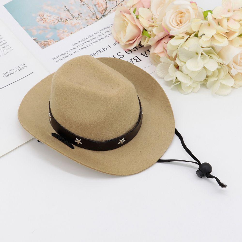 Украшение Вечеринка по случаю дня рождения Ковбойская шляпа Шляпа кошки Шляпа собаки Костюм собаки Товары для питомцев Ковбойская шляпа для кошки