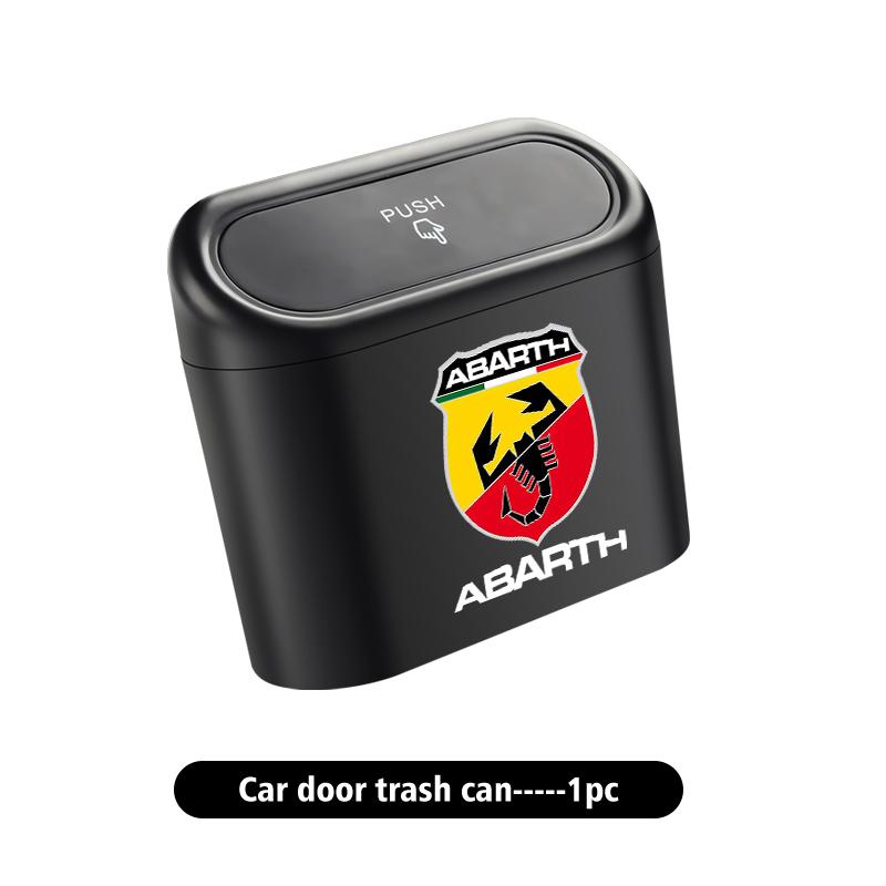 Car Logo Trash Can Hanging Storage Bin Auto Accessories For Abarth FIAT 500 FR Stilo Doblo Tipo Lancia Musa Grande bqtv1