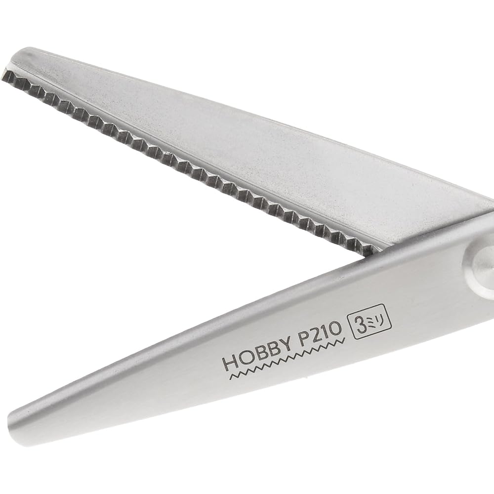 Ножницы зигзаг Clover Hobby P210 с зубчатым лезвием 3 мм Общая длина 22 см 36-629