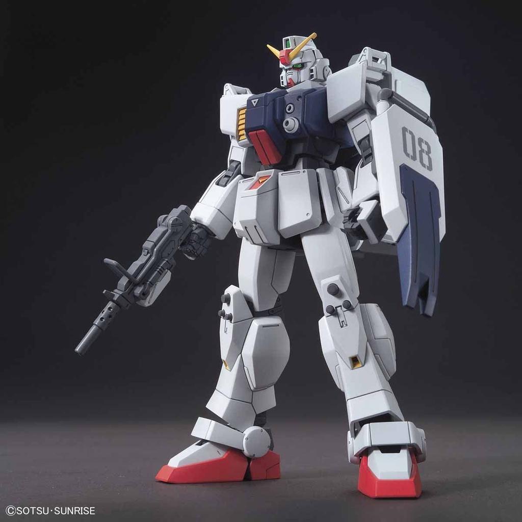 BANDAI SPIRITS Пластиковая модель HGUC Mobile Suit Gundam 08th MS Platoon Land Type Gundam в масштабе 1/144 с цветовой кодировкой