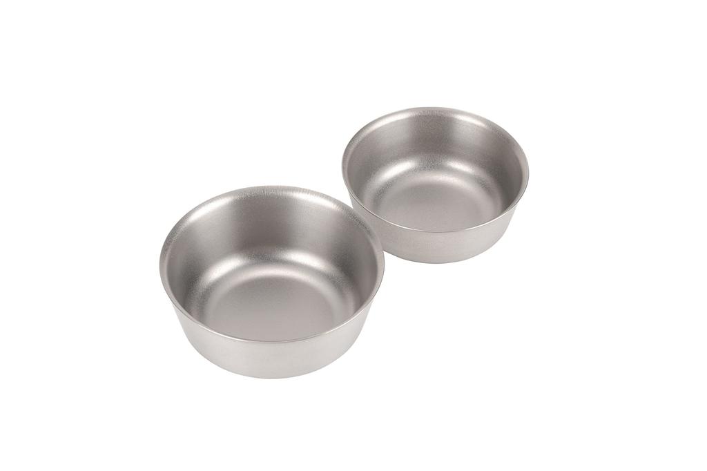 Snow Peak Titanium Double Bowl 400 TW-240, Ideal for Camping and Outdoors, Double-Layered