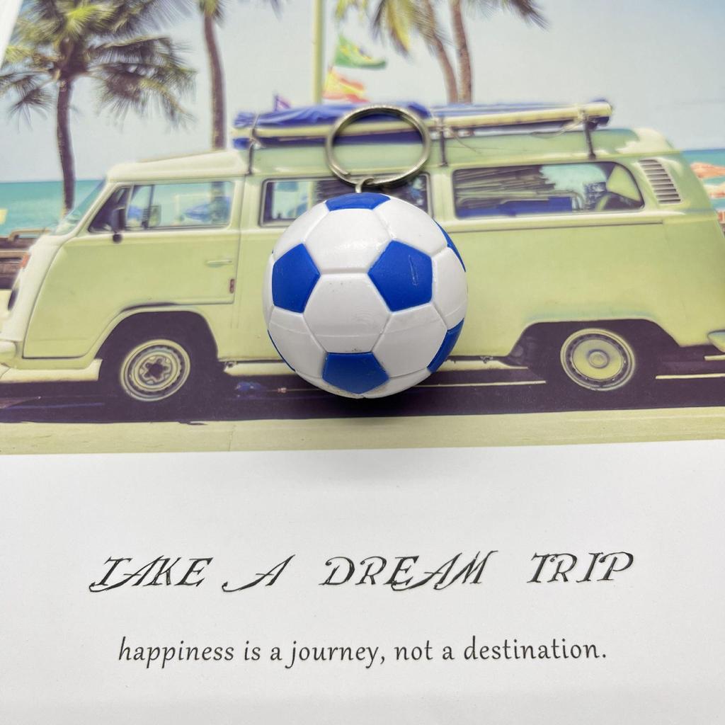 2026 World Cup USA, Canada, Mexico Mini Football Keychain Pendant - Sports Souvenir