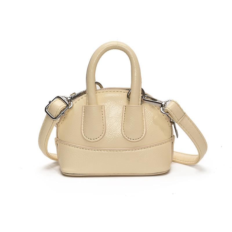 Городская минималистичная сумка-ракушка из ПУ с молнией для повседневного использования для девушек