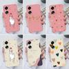 Модные чехлы для телефонов Love Heart для Oppo A1 A1K A7 A11 A15 A35 A52 A55, мягкий жидкий силиконовый противоскользящий прочный противоударный защитный чехол для Oppo Capa