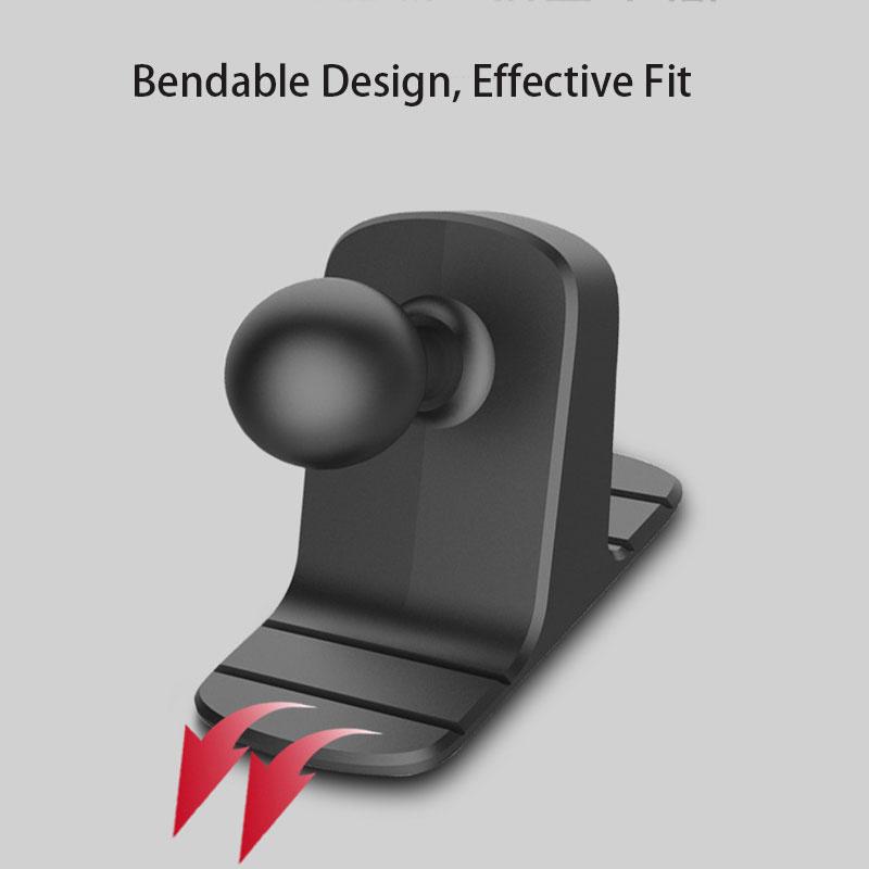 17mm Ball Head Base Portable Car Phone Holder Nti-skid Fixed Air Vent Stand Anti-skid Bracket Car Accessories Universal