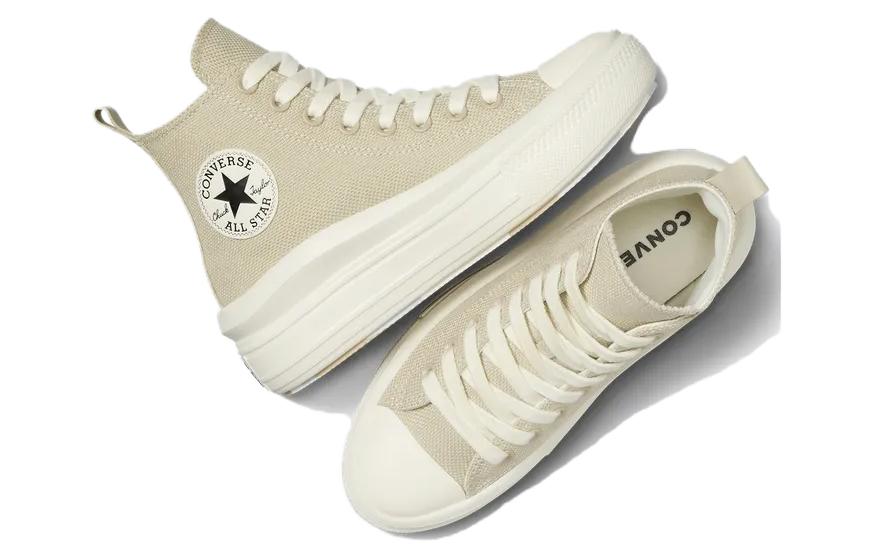 Women's Sneakers Converse All Star Move High top Canvas Shoes Women's Beige