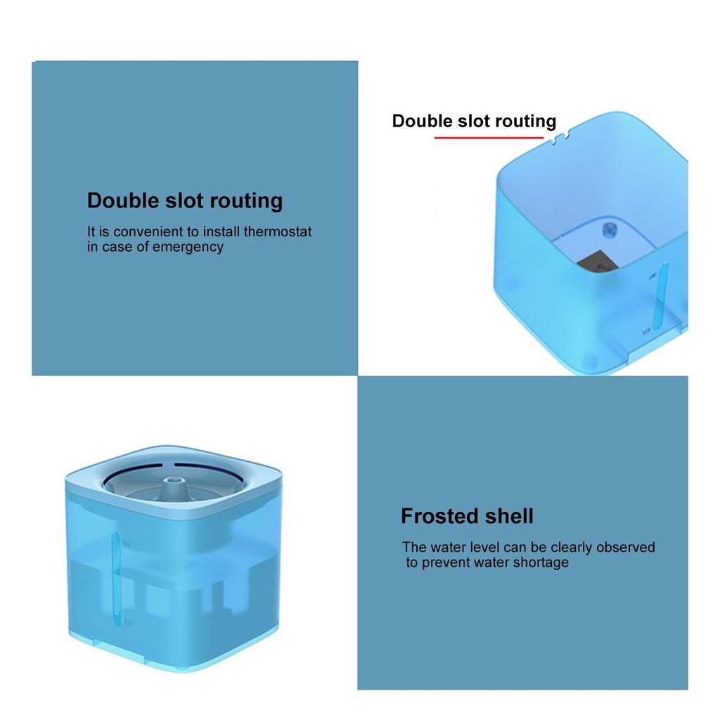 Новое обновление, 2 л, автоматический фонтанчик для воды для домашних животных, фильтр, дозатор, кормушка, умная поилка для кошек, миска для воды, котенок, щенок, собака, питьевые принадлежности