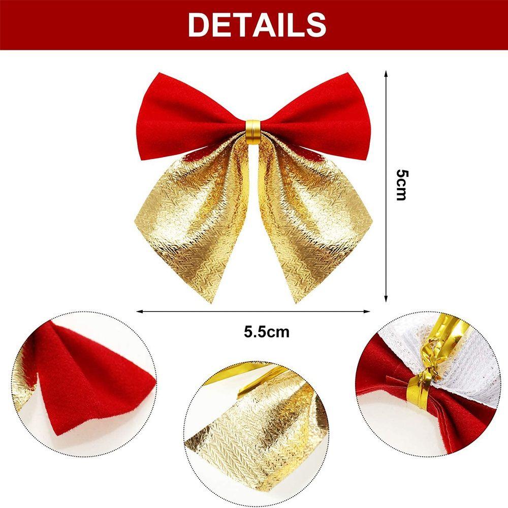 Вечеринка для поделок Новый год Рождество Рождественские украшения Рождественские банты Банты Подвесные украшения