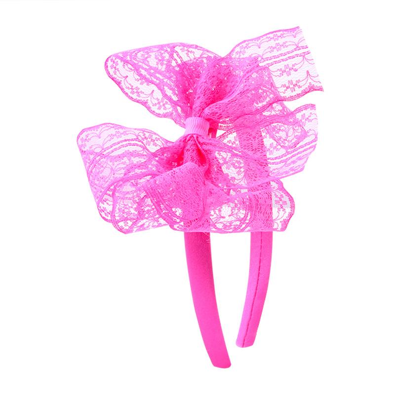 Lace Headbands Costumes For Women Girls Neon Lace Headband Bulk Outfits Party Accessories
