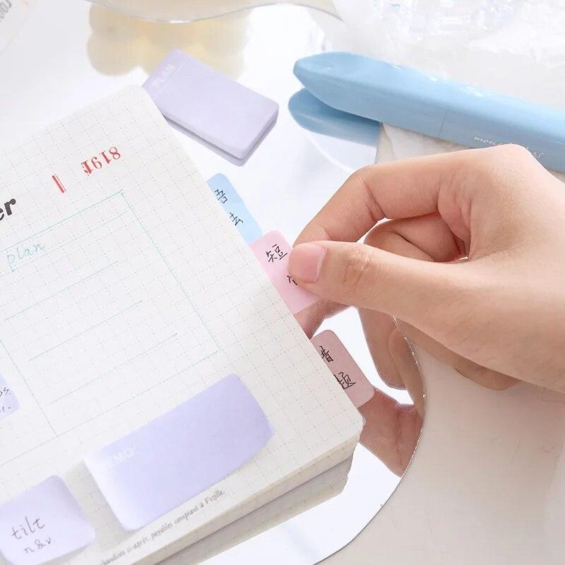 Креативный мини-записка для студентов, модный градиентный цветной блокнот с тенями для век, стильный блокнот для скрапбукинга, школьные принадлежности