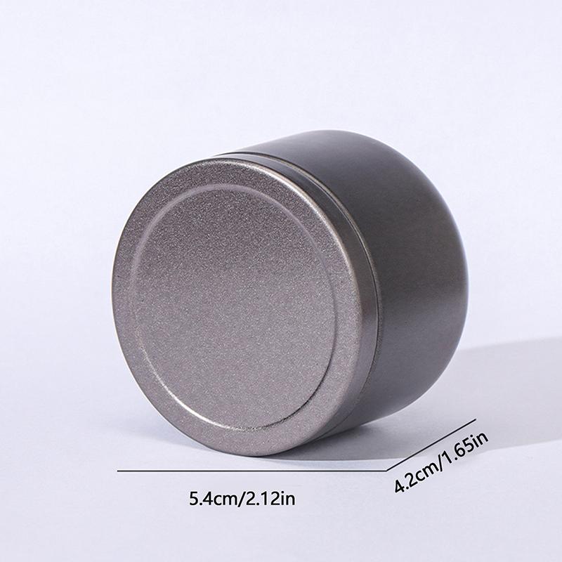 Портативная однотонная мини-жестяная коробка для чая, герметичная банка, упаковочная коробка, ювелирные изделия, конфеты, маленькая банка для хранения, монет, сережек, наушников, подарочный футляр
