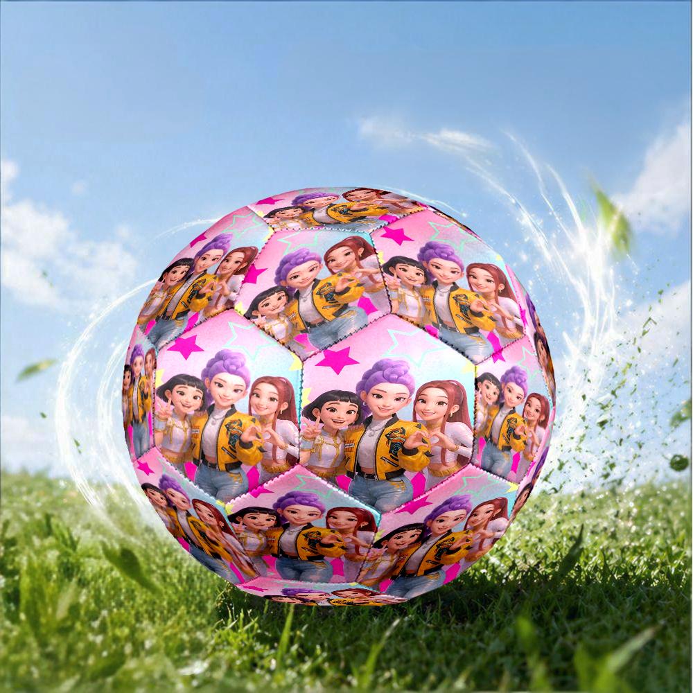 K-pop Demon Hunter Adventure Size 5 Soccer Ball,Indoor/Outdoor Suitable for Training Matches Tournaments Practice Games Perfect Gift for Fan