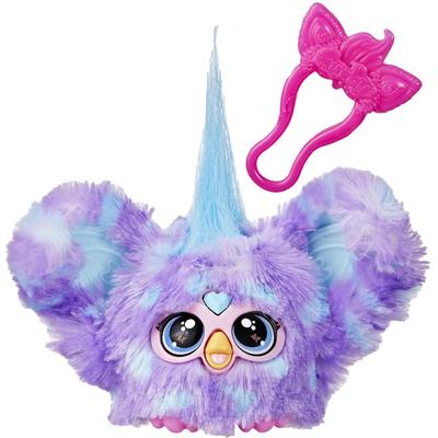 Hasbro Furby Furblets Groovy Mini Friends, 45+ звуков, только язык Furby, плюшевая игрушка с питанием, возраст 6+, фиолетовый, G1400, оригинал