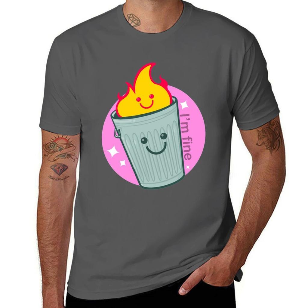 Trash Fire Tshirt Casual Lightweight Short Sleeve Top