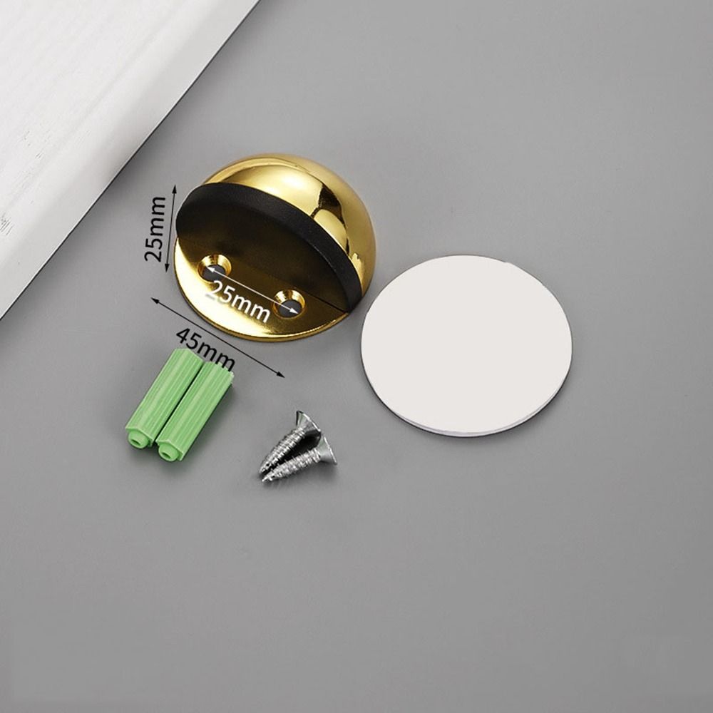 Новый дверной стопор из нержавеющей стали, не пробивной, без гвоздей, дверной держатель, препятствующий столкновению, дверной стопор