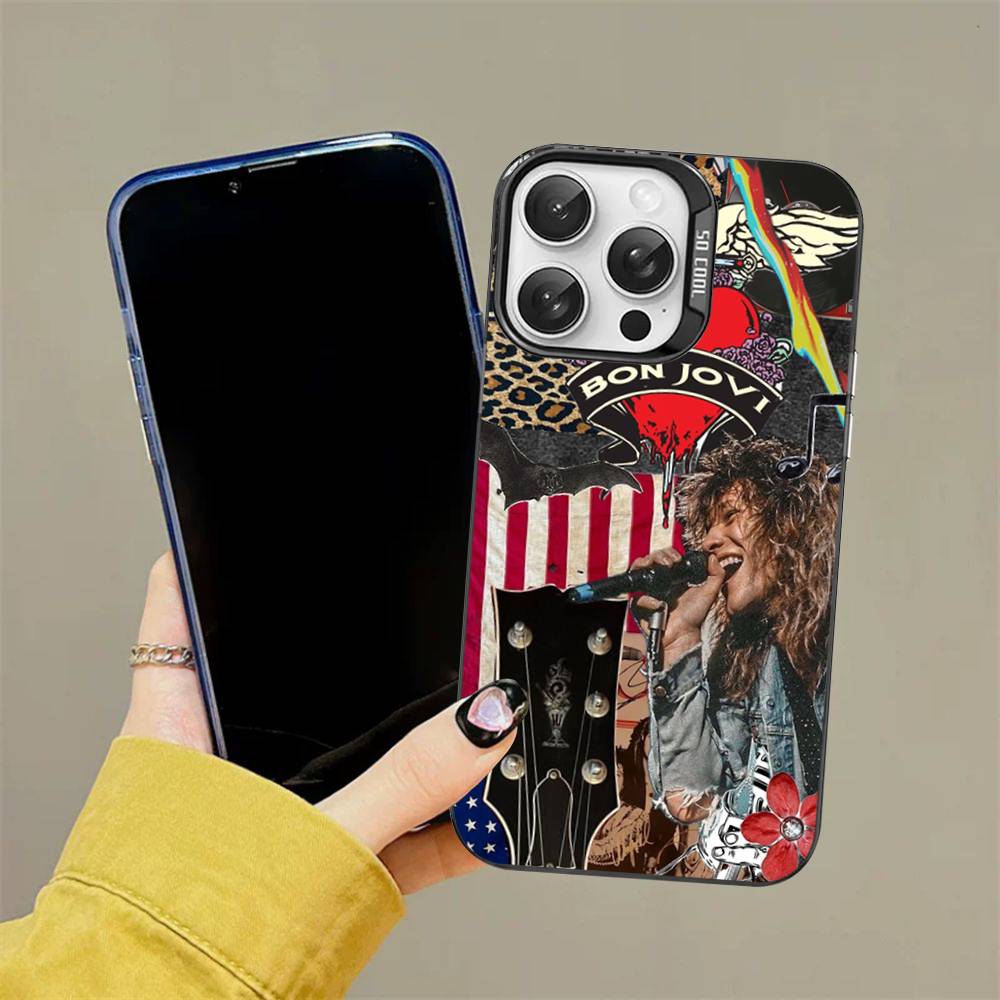 Цветной чехол для телефона E-Eddie V-Van H-Halen Для iPhone 17 16 15 14 13 12 11 Pro Max Plus Pro