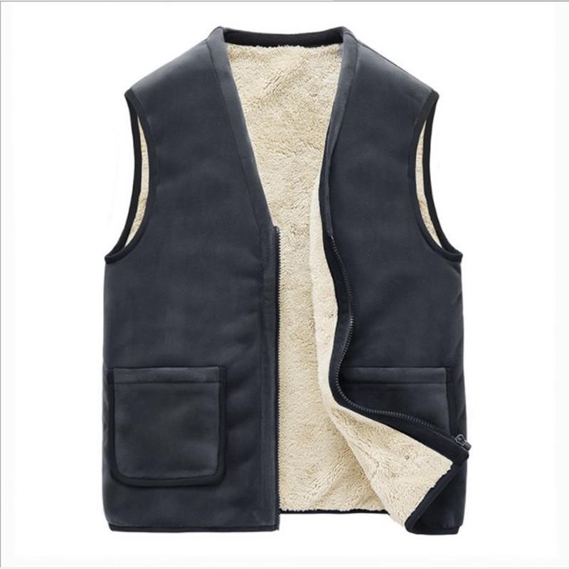 Осенний и зимний жилет мужской жилет Plus Velvet Vest Warm