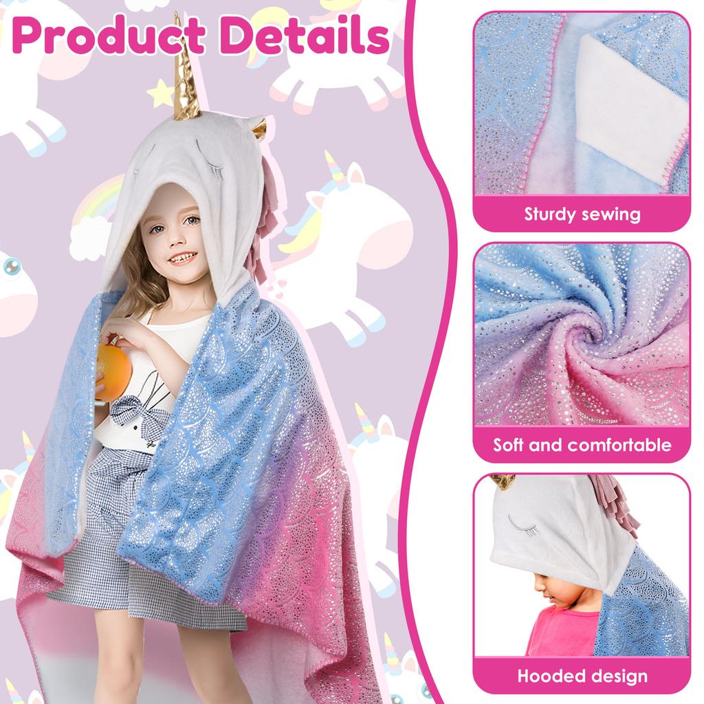 Милое мультяшное пляжное полотенце с капюшоном в виде животных, банное полотенце с капюшоном в виде единорога, банный халат-накидка с капюшоном из фланели для мальчика с динозавром