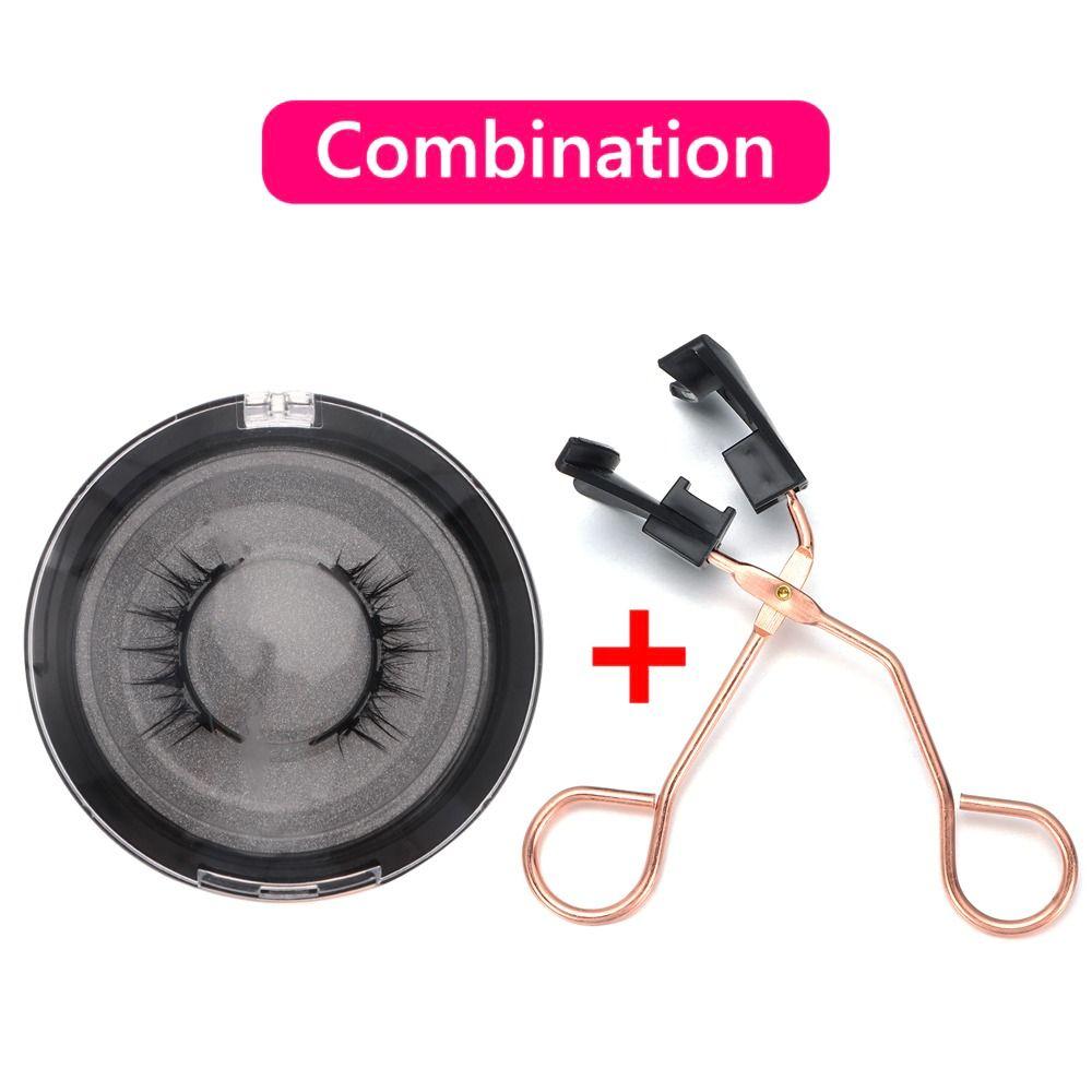 Easy to Wear With Applicator Reusable Eye Makeup Tools 2 Magnets Magnetic Eyelashes